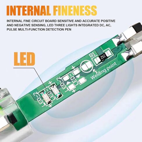 جهاز اختبار دائرة LED مزدوج اللون، قلم كشف السيارة، ضوء اختبار السيارات، ملحقات استبدال المركبات، عالمي لمعظم السيارات والشاحنات والشاحنات الصغيرة (متعدد الألوان #3) in Saudi Arabia