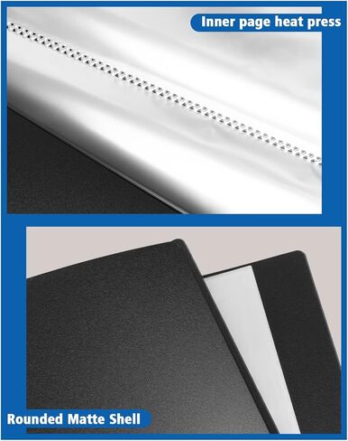 كتاب عرض تقديمي مكون من 3 عبوات من مجلدات المحفظة الفنية بأكمام بلاستيكية مقاس 9 × 12 بوصة مع واقيات أوراق العمل الفني للمستندات سعة 30 جيبًا وسعة 60 صفحة in Kuwait