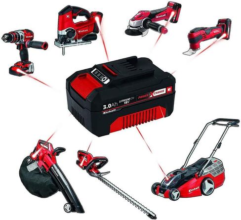 Einhell Power X-Change 18-Volt 3.0-Ah Lithium-Ion Starter Kit, Includes Battery and Fast Charger in Kuwait