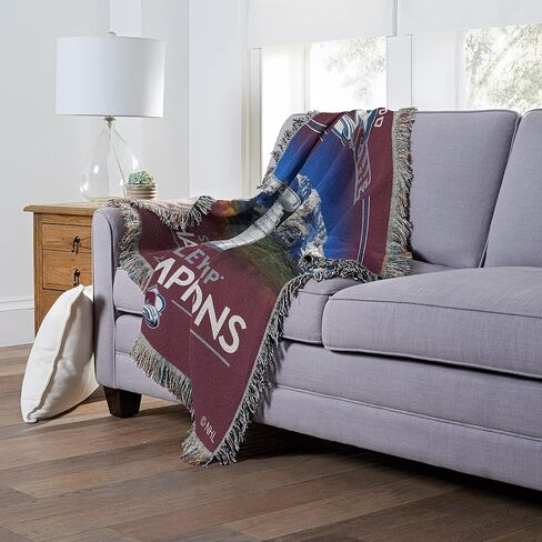 Northwest NHL Unisex-Adult Woven Tapestry Throw Blanket in Saudi Arabia