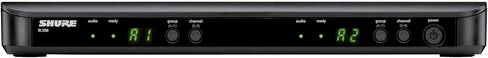 Shure BLX1288/P31 UHF Wireless Microphone System - Perfect for Church, Karaoke, Stage, Vocals - 14-Hour Battery Life, 300 ft Range | Includes Handheld & Headset Mics, Dual Channel Receiver | H8 Band in Saudi Arabia