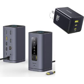 Baseus SpaceMate(MAC) Docking Station and Baseus 100W USB C Charger Block