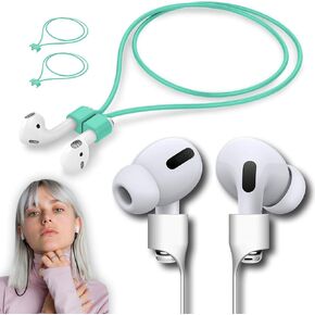 Ultra Strong Magnetic Airpod Pro Strap Anti-Lost Cord Sports Lanyard Compatible with Airpods 3rd 2nd Generation Pro 3 2 1 (3 White)