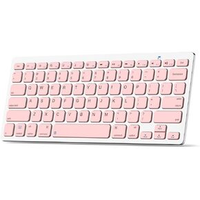 Wireless Computer Keyboard, Bluetooth Keyboard for iPad 10th, 9th, 8th Gen, iPad Pro 12.9/11/10.5/9.7 in, iPad Air/Mini, Mac, MacBook, iMac, Tablets, PC Desktop Laptop - Office Accessories Supplies