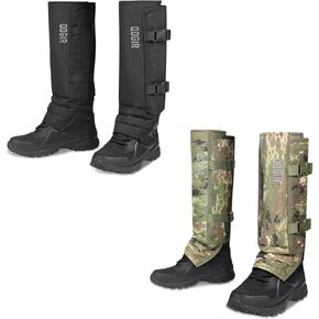 QOGIR Snake Gaiters Snake Chaps: Durable Snake Guards, Snake Gaiter Leggings for Men & Women, Snake Bite Protection for Lower Legs, Snake Proof Gaiters with Adjustable Size