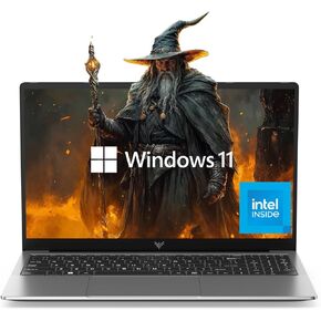 Laptop Computer Intel N97 Windows Laptop 15.6-in 16GB DDR4 512GB SSD Ordinateur Traditional Laptops Keypad WiFi5 HDMI Type-C USB3.2 Webcam 3.5mm Audio Office Laptops Student Laptops