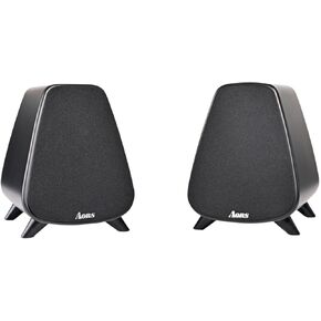 AS31 Active Bookshelf Speakers -2.0 Powered Stereo Compact laptops Desktop Speakers with 3’bass, Bluetooth 5.3, RCA/Optical/subwooder Output, 80W RMSWood for Music, Gaming, Podcasts,dj (Black)