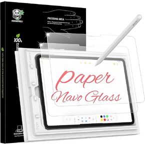 PandaShield-2 Pack Paperfeel Tempered Glass Screen Protector for iPad Pro 11 inch M4(2024) 7th-Gen,Matter for Natural Writing,Easy Installation Kit,Apple Pencil Compatible,Bubble Free