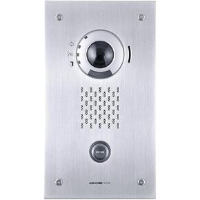 Aiphone IX-DVF IP Adressable Flush Mount Weather Resitant Color Video Door Station with Network Connectivity.