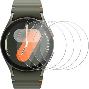 (4 Pack) Screen Protector For Samsung Galaxy Watch 7 (40mm) / Watch 6 (40mm) / Watch 5 (40mm) / Watch 4 (40mm) / Watch FE 40mm Tempered Glass, HD Clear, Anti Scratch