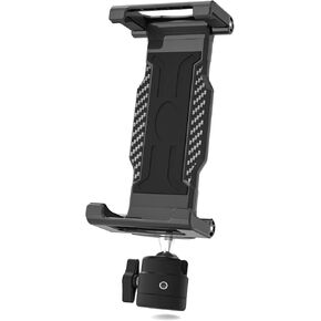 Tablet Phone Holder 360° Rotating Metal Ball Head for Tripod Adapter and Selfie Stick etc， Suitable for 6-15.6 Inch Tablets Such as iPad Pro Air Mini, Galaxy Tab, iPhone and Other Devices
