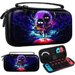 حافظة الحمل على xinocy ل Nintendo Switch/Switch OLED Travel Carry Case for Teen Girls Boys Cute Cartoon Design Aealthetic Portable Cover Cover Cover Pouch Lage for Nintendo Accessories