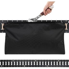 حقيبة تخزين مسار 14 × 24 بوصة للمقطورات القماشية الثقيلة قماشية سستة Ection Bag Extories Track Track Track Track Track CATED 50 LB