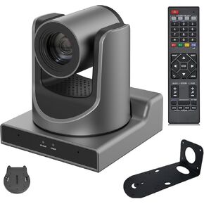 SMTAV AI Auto Tracking PTZ Camera - 20X Optical + 16X Digital Zoom, High-Speed PTZ, 3G-SDI + HDMi+USB3.0 Output, Local Record Support,PoE Support(G03684)