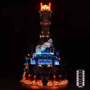 LED Lighting Kit for Lego 10333 The Lord of The Rings: Barad-dûr Building Set, Dark Lord Castle, Lighted Minifigure Set (Classic Version) in Kuwait