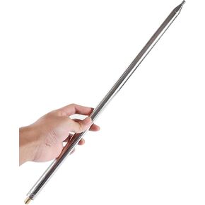 1pc 201 Stainless Steel Whip Antenna Pull Rod for JPC-12 HF Antenna 5m M10 External Thread Antenna (5.6 meters/16.4 ft)