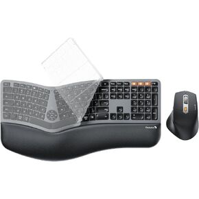 Silicone Keyboard Cover for ProtoArc EKM01 Plus Ergonomic Keyboard Mouse (Keyboard Cover Only)