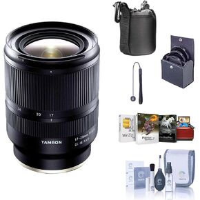 Tamron 17-28mm f/2.8 Di III RXD Lens for Sony E, Bundle with ProOptic 67mm Filter Kit, Cleaning Kit, Lens Cap Tether, Mac Software Kit, Lens Pouch