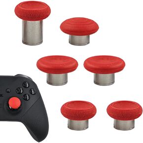 6 in 1 Metal Magnetic Thumbsticks for Xbox Elite Series 2 Controller,Swappable Magnetic Analog Stick Joystick Caps Replacement for Xbox Controller Elite Series 2/Elite Series 2 Core(Blue)