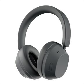 Preset Wireless Over-Ear Headphones with Microphone, 95H Playtime, Bluetooth, Memory Foam and Soft Touch, Graphit
