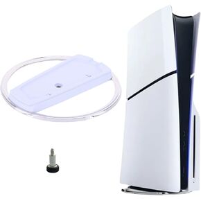 Vertical Stand for PS5 Consoles, PS5 Pro Slim Stand for Console with Screw, Non-Slip Base, Game Accessories for PlayStation, Black