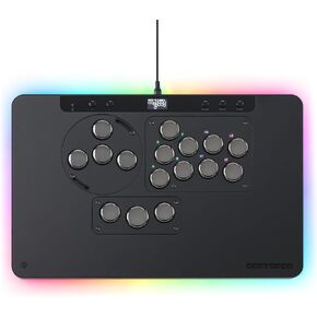 Haute42 Leverless Controller X1 قابل للإزالة وحدة التبديل الميكانيكية وحدة التحكم في وحدة ARCADE لجهاز الكمبيوتر/PS4/PS3/SWIST (أسود)