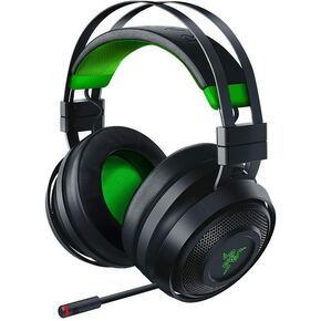 Razer Nari Ultimate for Xbox One Wireless 7.1 Mounder Sound Geaming سماعات رأس: HyperSense Haptic Feedback - عصابة رأس تقنية تلقائية - الإضاءة الخضراء - MIC القابلة للسحب - لأجهزة Xbox One - أسود/أخضر (متجدد)