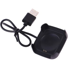 Black Charging Cable Charger Cord for HW22 Smartwatch Intelligent Watch Smart Watch Charger Magnetic,Dock Holder Stand USB Cable Adapter Cables(30cm),Smartwatch Cables & Chargers