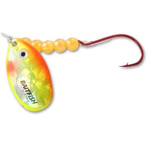 NORTHLAND TACKLE BAITFISH Spinner RIGS / 60" Snell / #1 HK / 1 Pack/Sunrise