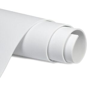 EVA Cosplay Foam Sheets - 2mm Thick White 14" x 39" Craft Foam Sheets Roll, High Density 86 kg/m³ for Cosplay Modeling, DIY Projects, Crafts