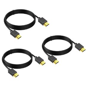 3 FT HDMI Cable 10-Pack, 4K HDMI to HDMI Cable 3FT Multi-pack,High Speed Shielded HDMI 2.0 Cord with 2k@165/144Hz,HDCP 2.2, HDR, ARC & CL3 Rated | for Laptop, Monitor, TV PS5, PS4, Xbox, Soundbar,KVM