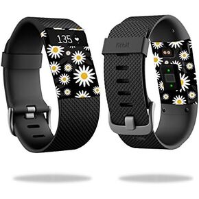 MightySkins Skin Compatible with Fitbit Charge HR Cover Skins Sticker Watch Daisies