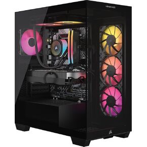 Corsair Vengeance a7500 Gaming PC – Liquid Cooled AMD Ryzen™ 7 7800X3D CPU – NVIDIA GeForce RTX 5070Ti GPU – 32GB Vengeance RGB DDR5 Memory – 1TB M.2 SSD – Black