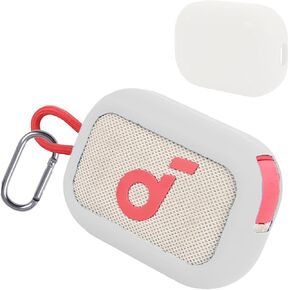 Case for Anker Soundcore Select 4 Go Bluetooth Speaker,NOUKAJU Silicone Protective Cover,Drop-Proof,Scratch-Proof,Shock-Proof,Dust-Proof,Protective Case for Soundcore Select 4 Go(White)