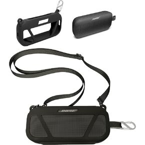 CaseSack Silicone Cover for Bose SoundLink Flex Bluetooth Portable Speaker (Black)