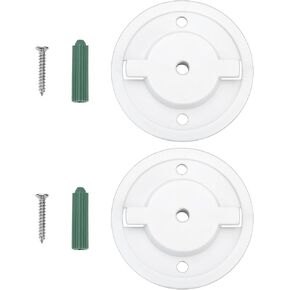 ECSiNG 2 Set Smart Camera Wall Mounting Base TL70 Accessories Compatible with Tapo C200 Compatible with TP-Link C210 White 55cm with Screw
