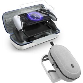 Syntech 3 in 1 Accessories Bundle for PS Portal with Portable Carrying Case Hard Carrying Case Compatible with Meta Quest 3/Oculus Quest 2/Vision Pro