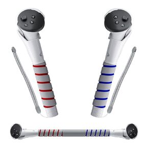 امتدادات وحدة تحكم Etavr أذرع طويلة لـ Meta Quest 3S/Quest 3 مقابض Golf Club Attachment VR Sticks Controller Grips for Quest 3S/3 ألعاب ، علامة غوريلا ، فاز الصابر