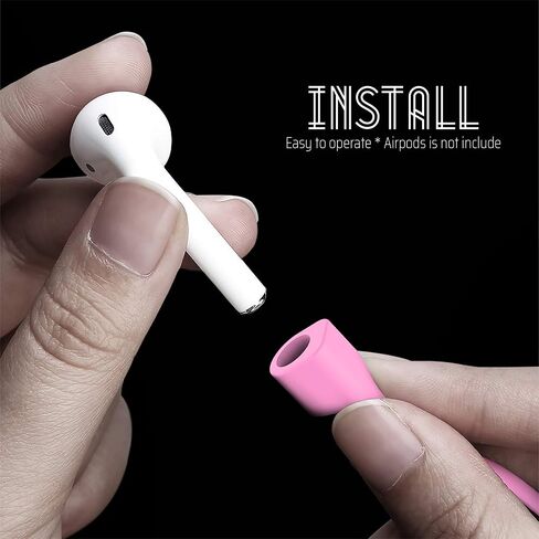 Ultra Strong Magnetic Airpod Pro Strap Anti-Lost Cord Sports Lanyard Compatible with Airpods 3rd 2nd Generation Pro 3 2 1 (3 White) in Saudi Arabia