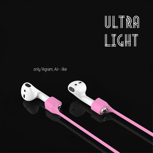Ultra Strong Magnetic Airpod Pro Strap Anti-Lost Cord Sports Lanyard Compatible with Airpods 3rd 2nd Generation Pro 3 2 1 (3 White) in Saudi Arabia