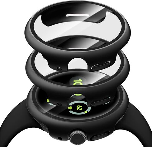 3 علبة حزمة مع واقي الشاشة متوافق مع Google Pixel Watch 2 شاشة واقي الشاشة ， غطاء مصدٍ عالي للحساسية. in Kuwait