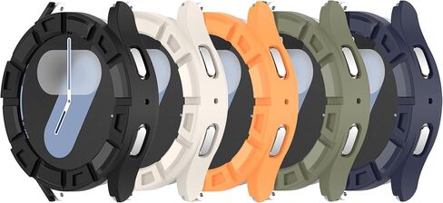 متوافق مع Samsung Galaxy Watch Fe/Galaxy Watch 7/Galaxy Watch 5/Galaxy Watch 4 40 مم 44 ملم ملحقات الغلاف الواقية للوقاية (5Colors ، 44 ملم) in Kuwait