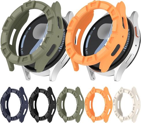 متوافق مع Samsung Galaxy Watch Fe/Galaxy Watch 7/Galaxy Watch 5/Galaxy Watch 4 40 مم 44 ملم ملحقات الغلاف الواقية للوقاية (5Colors ، 44 ملم) in Kuwait