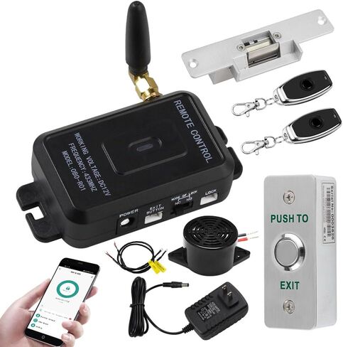 WiFi Tuya Control Control 180kg/350 £ Electric Magnetic Door Lock Sty System Gate Control Control Control Smartphone App Control in Kuwait