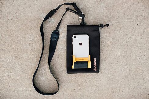 Adonit Photogrip (Yellow) Stabilizer Hand Grip Phone Holder with Bluetooth Remote Shutter, Mini Tripod, Travel Bag, Mini Stylus Kits for iPhone, Android, Samsung, LG, Google Pixel, HTC, Smart Phone in Kuwait