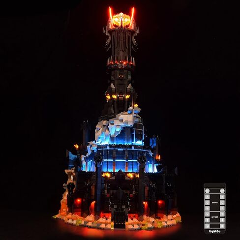 LED Lighting Kit for Lego 10333 The Lord of The Rings: Barad-dûr Building Set, Dark Lord Castle, Lighted Minifigure Set (Classic Version) in Kuwait