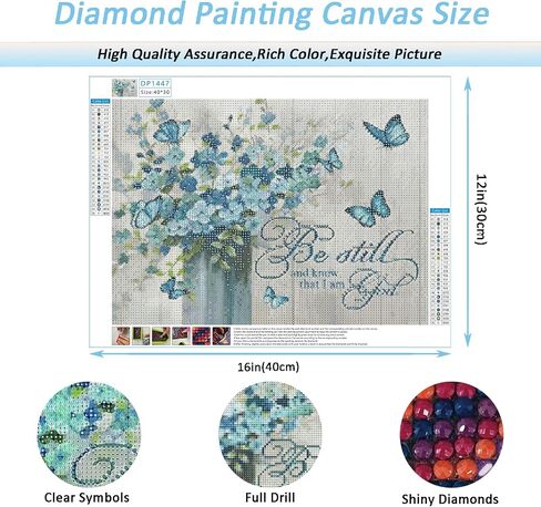 Auremi Diamond Art Painting Kits for Adults, 5D Sunflower Diamond Painting Kits for Adults Beginners DIY Full Drill Inspirational Diamond Dots Crystal Craft Kits for Home Wall Decor Gifts 12x16 inch in Saudi Arabia