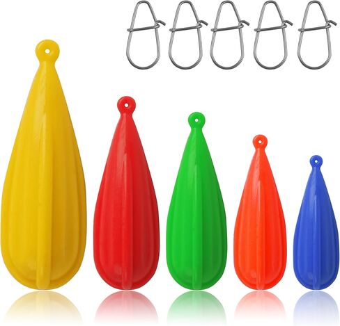 Fishing Practice Plugs, 5pcs Mixed Sizes Bait Casting Practice Plugs Weight Silicon Fishing Practice Casting Plug for Kids Improving Casting Skills in Kuwait