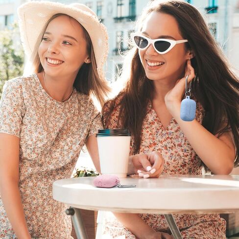 for AirPods Pro 2nd/1st Case with Cleaner Kit,Cute Rose Flower Engraved Soft Silicone Protective Compatible with Apple AirPods Pro 2/Airpod Pro Cover with Keychain,Front LED Visible,Lalic in Kuwait