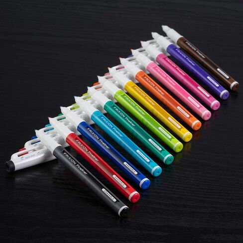 Pilot, FriXion Fineliner Erasable Marker Pens, Fine Point 0.7 mm, Pack of 8, Assorted Colors in Saudi Arabia